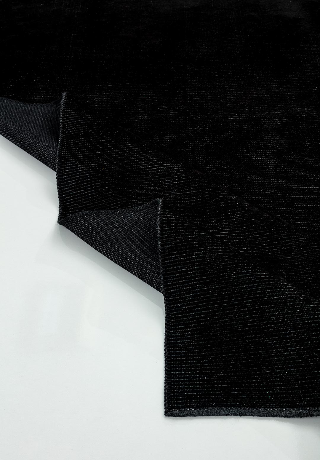 PLAIN BLACK (A) RUG