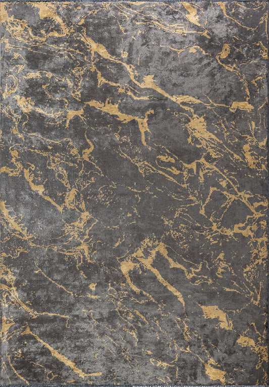 VENICE GOLD - ANTHRACITE RUG