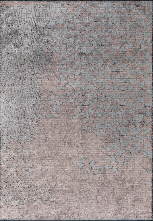 VENICE BLACK - LIGHT GREY RUG