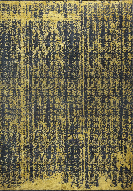 TERAMO MATTE BLACK - YELLOW RUG