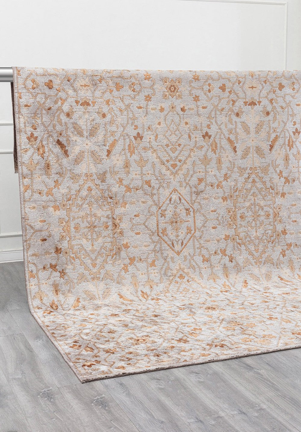 OPUS CACAO - DARK BEIGE - LIGHT GREY RUG