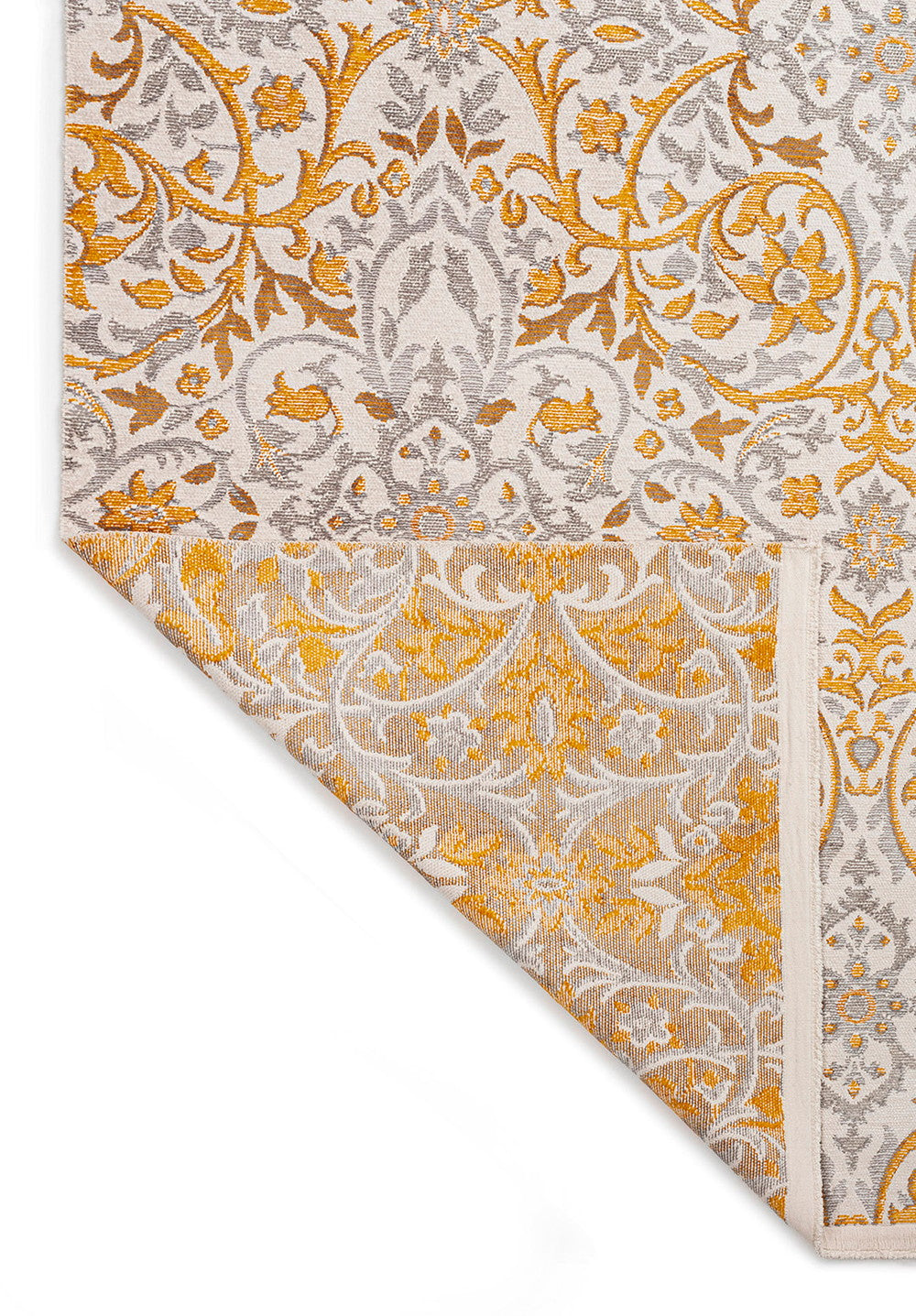 VIOLETTA ECRU - GREY - MUSTARD RUG