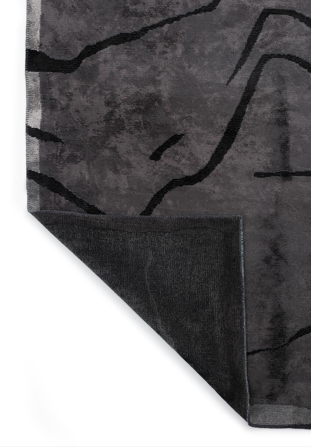 CHELSEA BLACK - CHARCOAL - GREY RUG