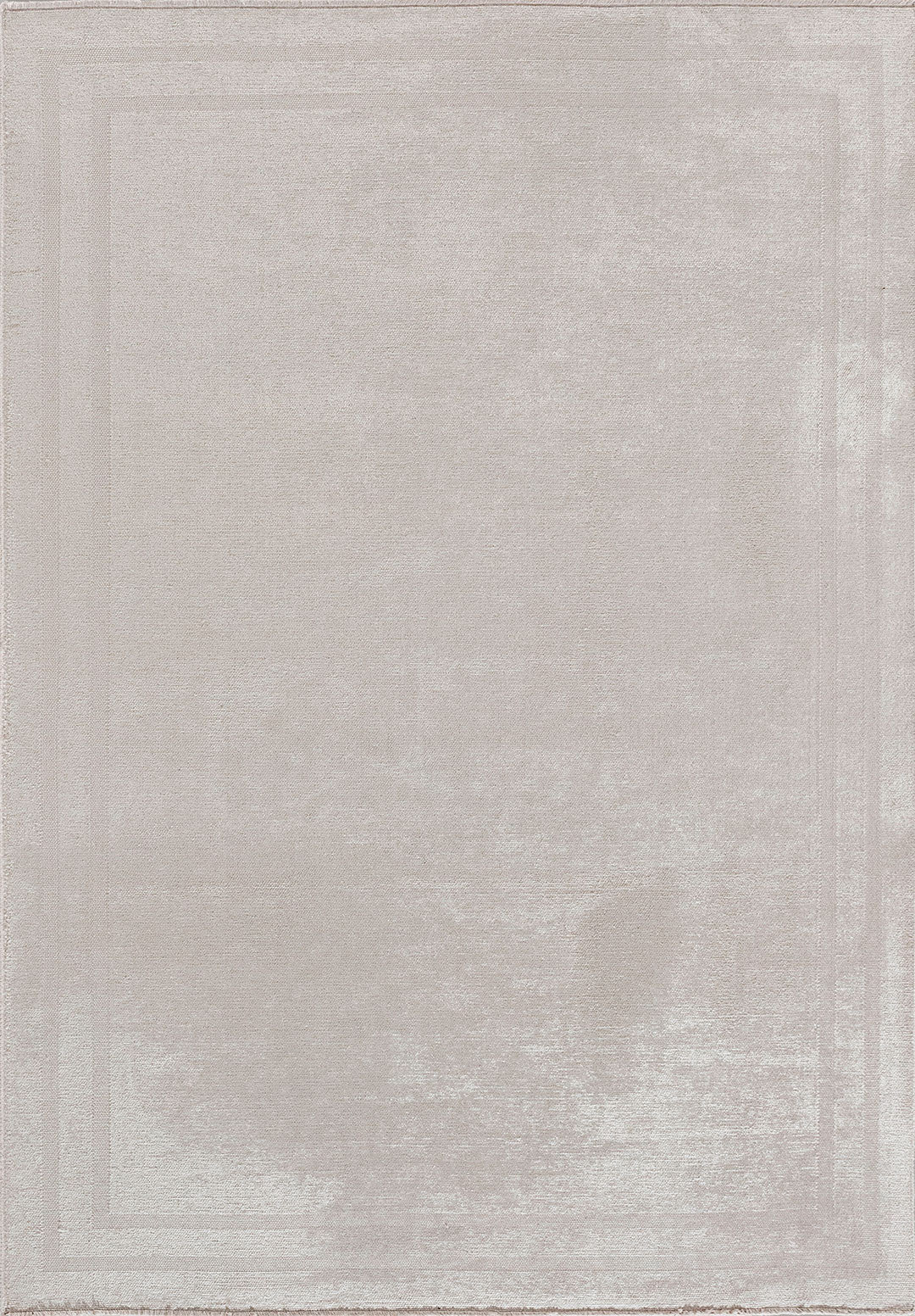 PARALLEL BORDER ECRU RUG