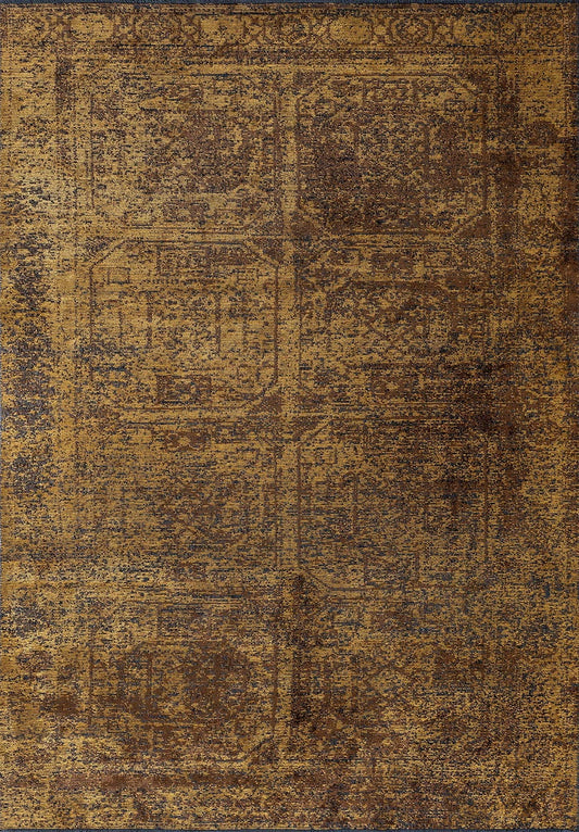 TITLE CACAO - MUSTARD RUG