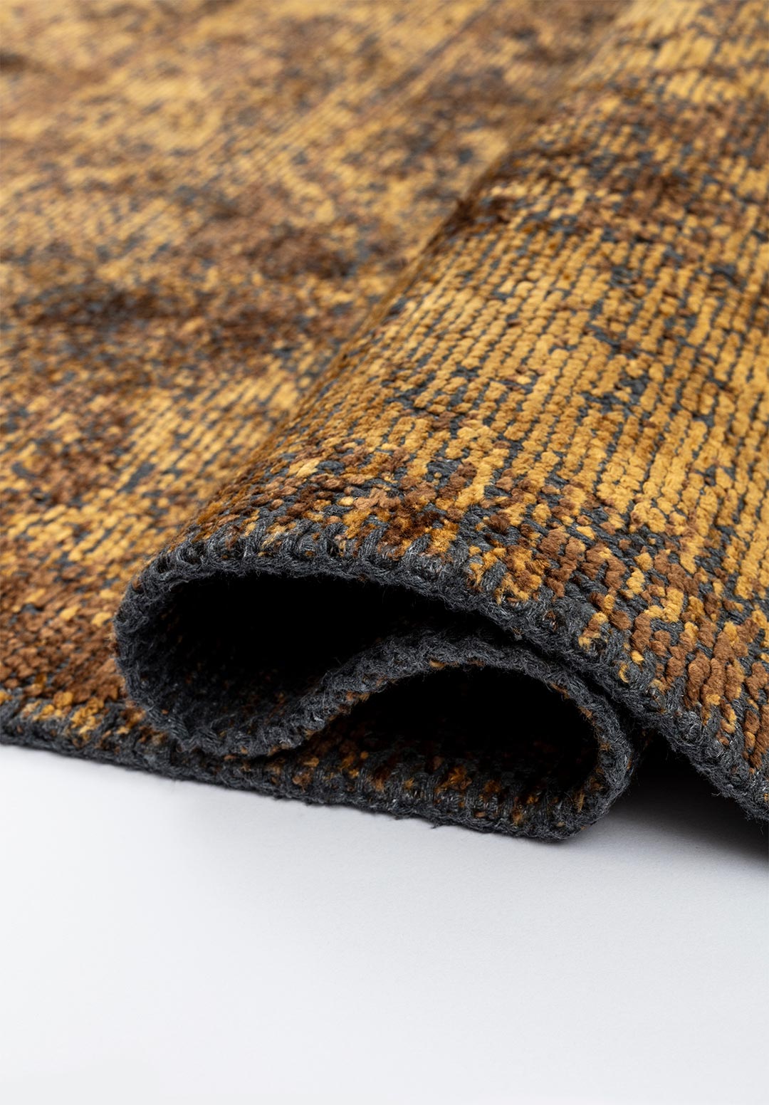 TITLE CACAO - MUSTARD RUG