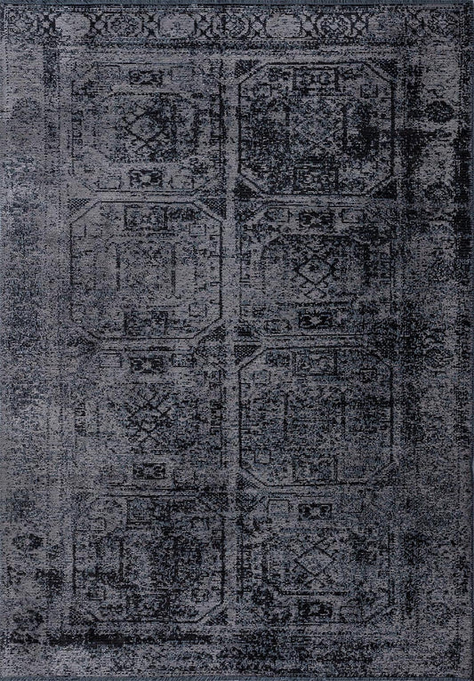 TITLE BLACK - DARK GREY RUG