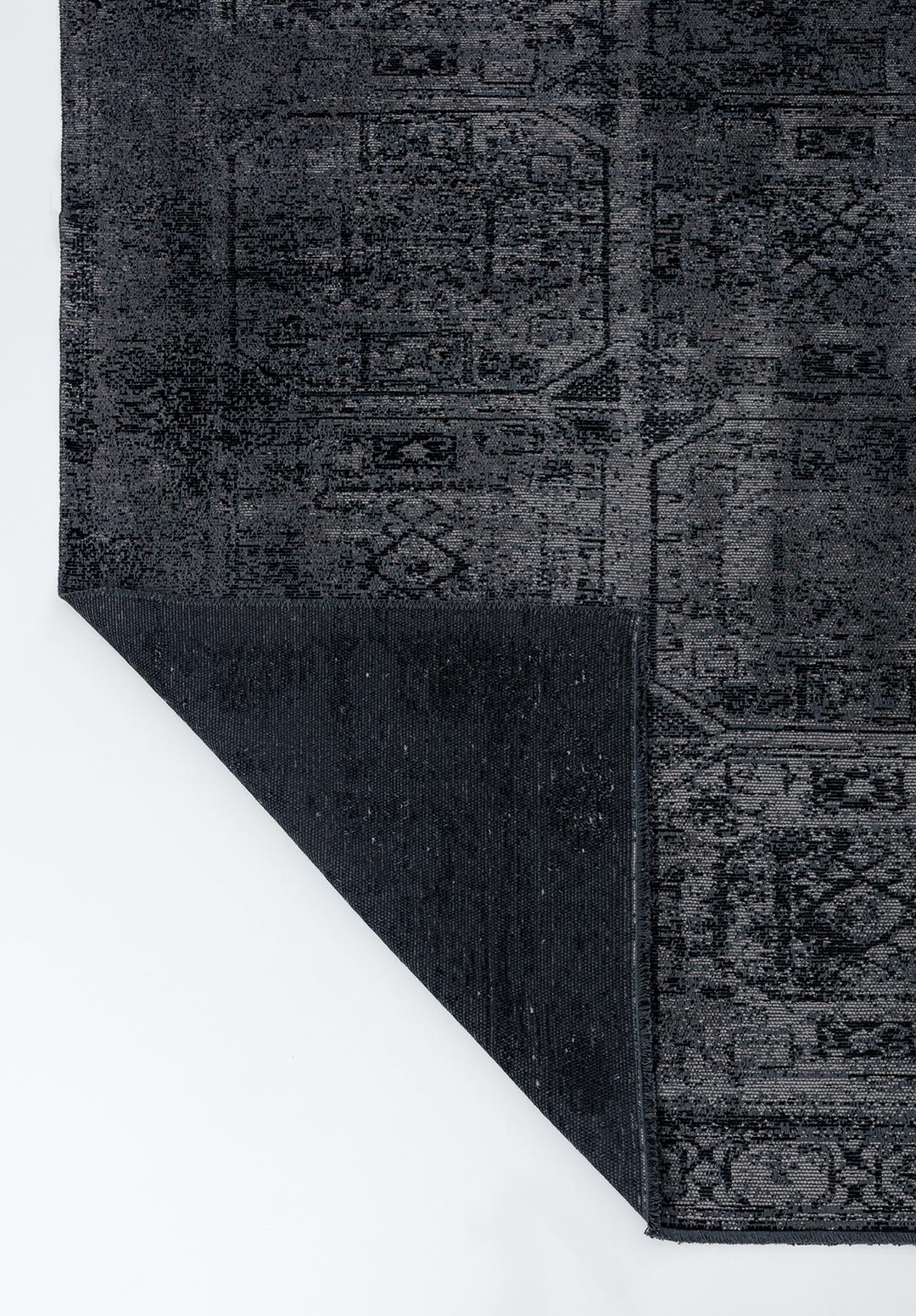 TITLE BLACK - DARK GREY RUG