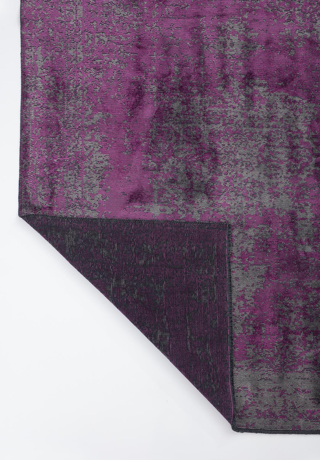 MEDALLION GREY - PURPLE RUG