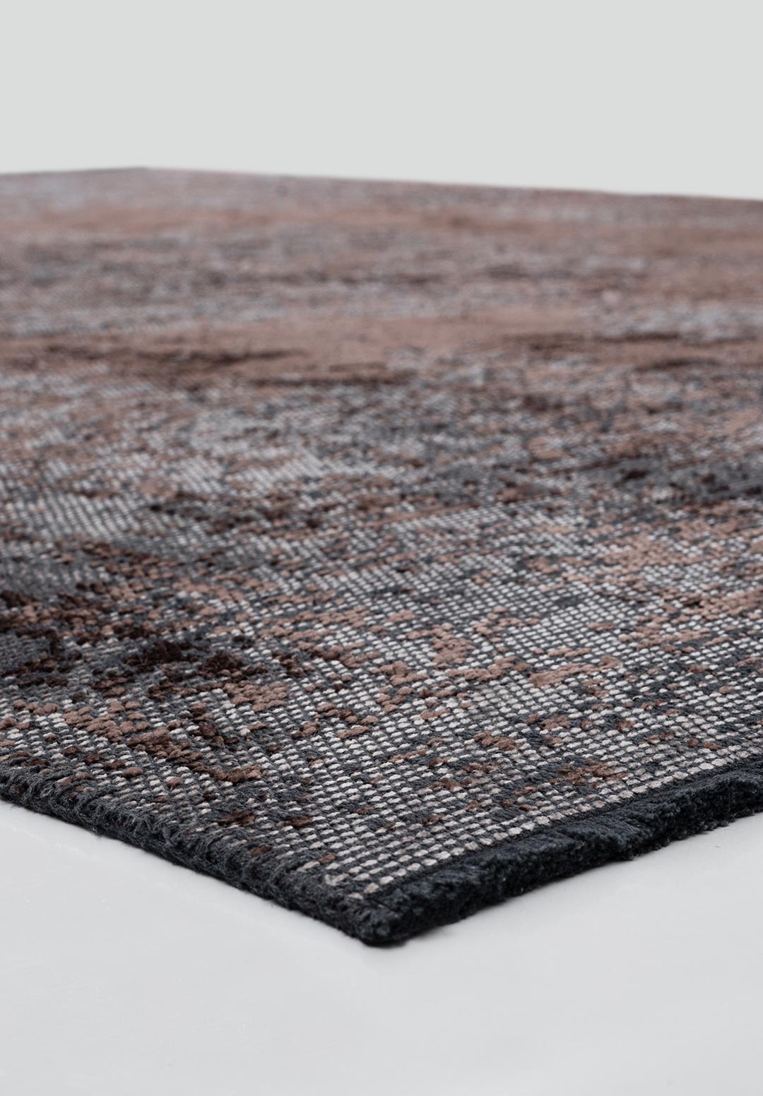 MEDALLION GREY - DARK MINK RUG