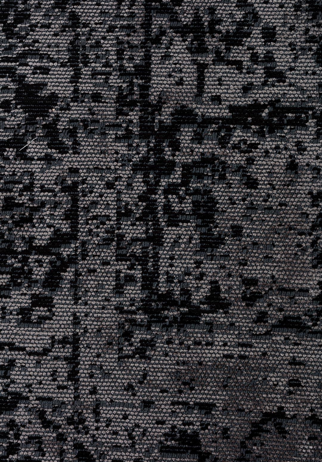 MEDALLION GREY - BLACK RUG