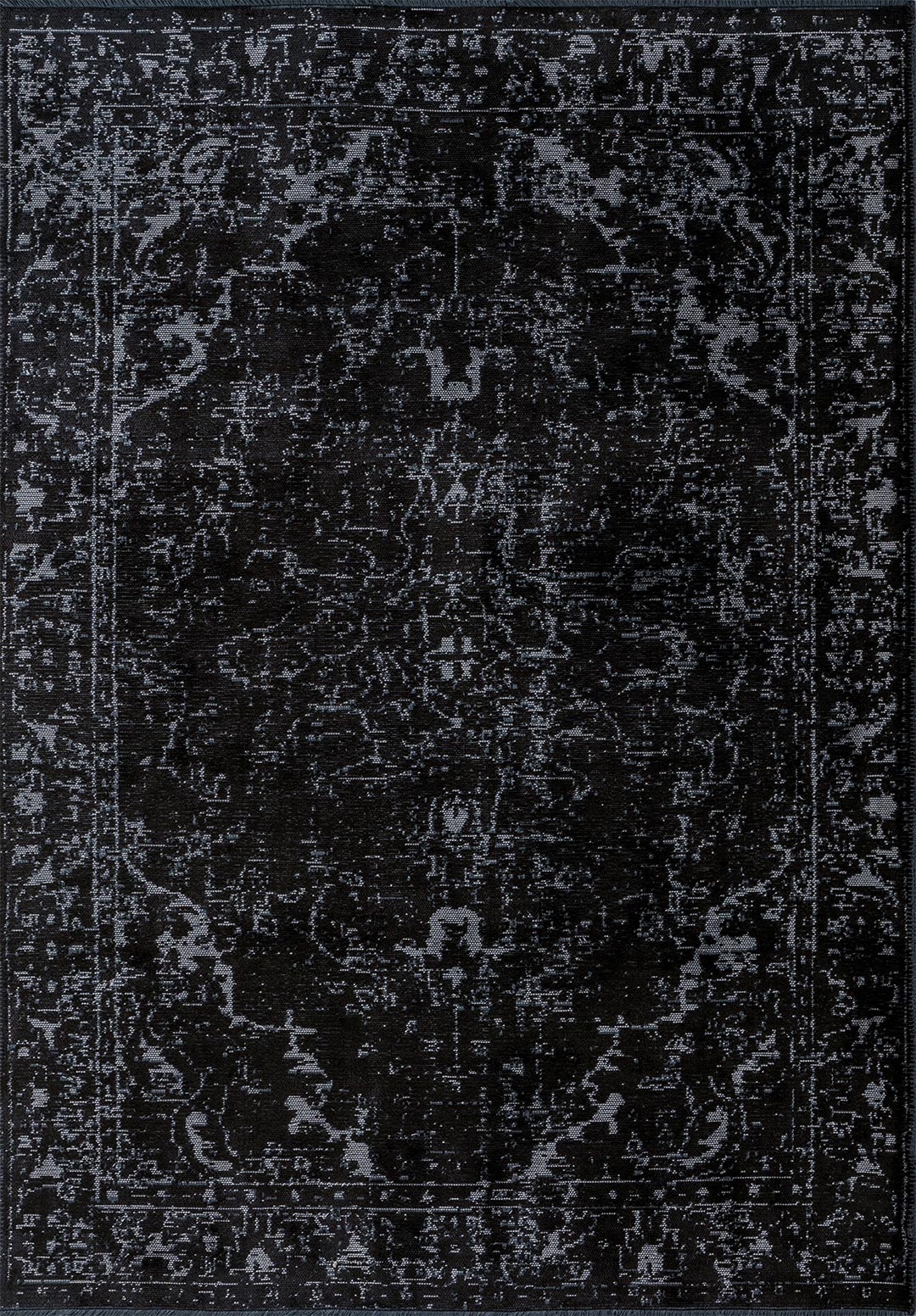 IVY BLACK - LIGHT CREAM RUG