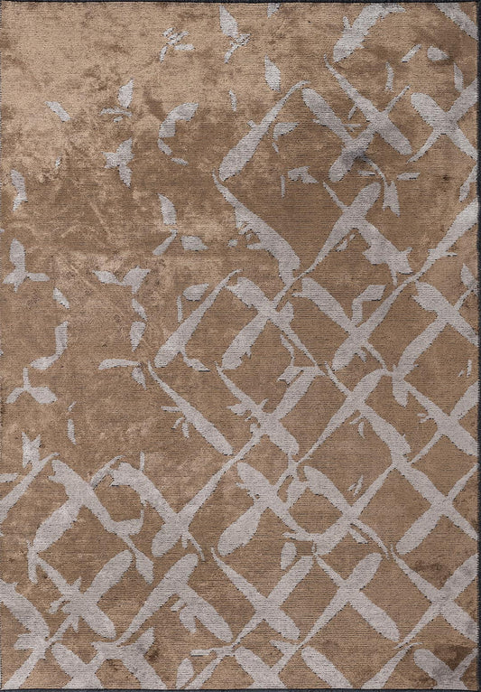 FADE CREAM - LIGHT BROWN RUG