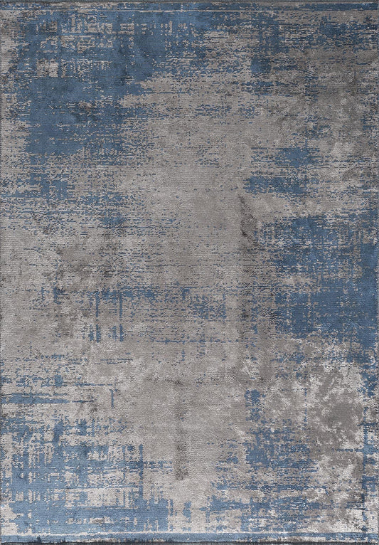 SURFACE NAVY BLUE - DARK GREY RUG