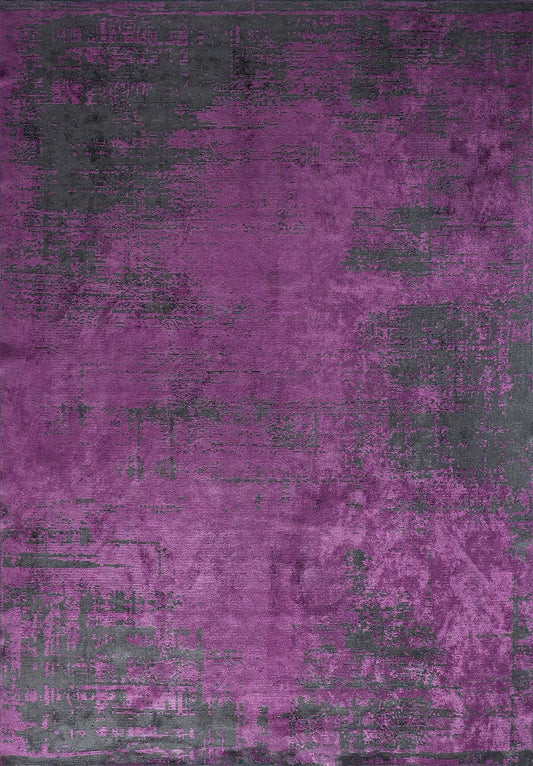 SURFACE GREY - PURPLE RUG