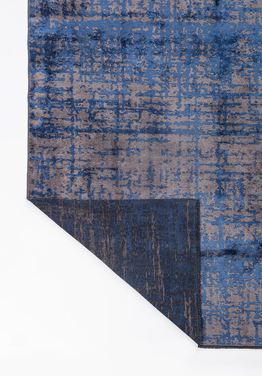 SPARK DARK GREY - NAVY BLUE RUG