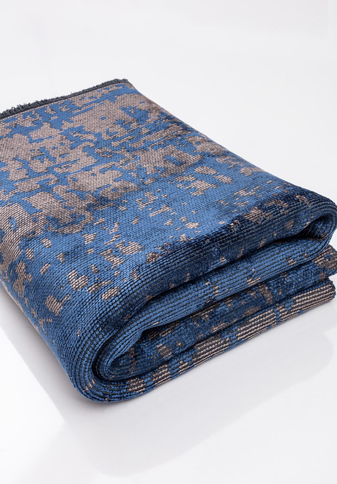 SPARK DARK GREY - NAVY BLUE RUG