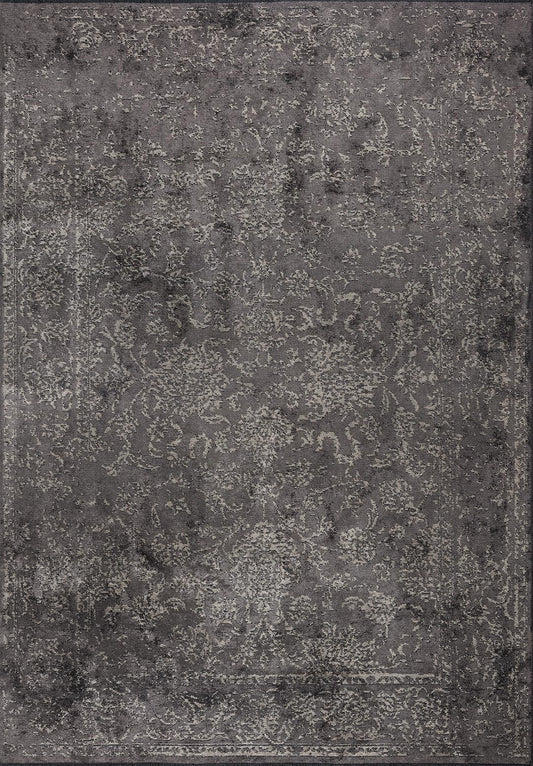 CLASSY BEIGE - DARK GREY RUG