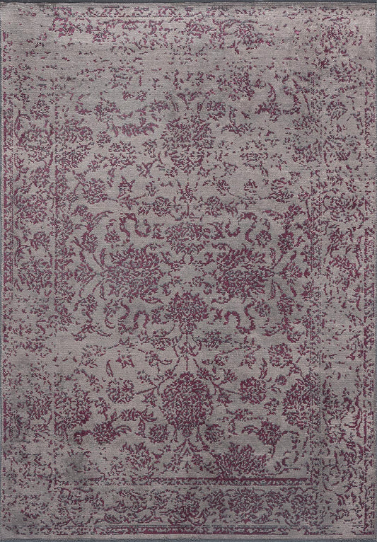 CLASSY DARK DAMSON - COPPER RUG