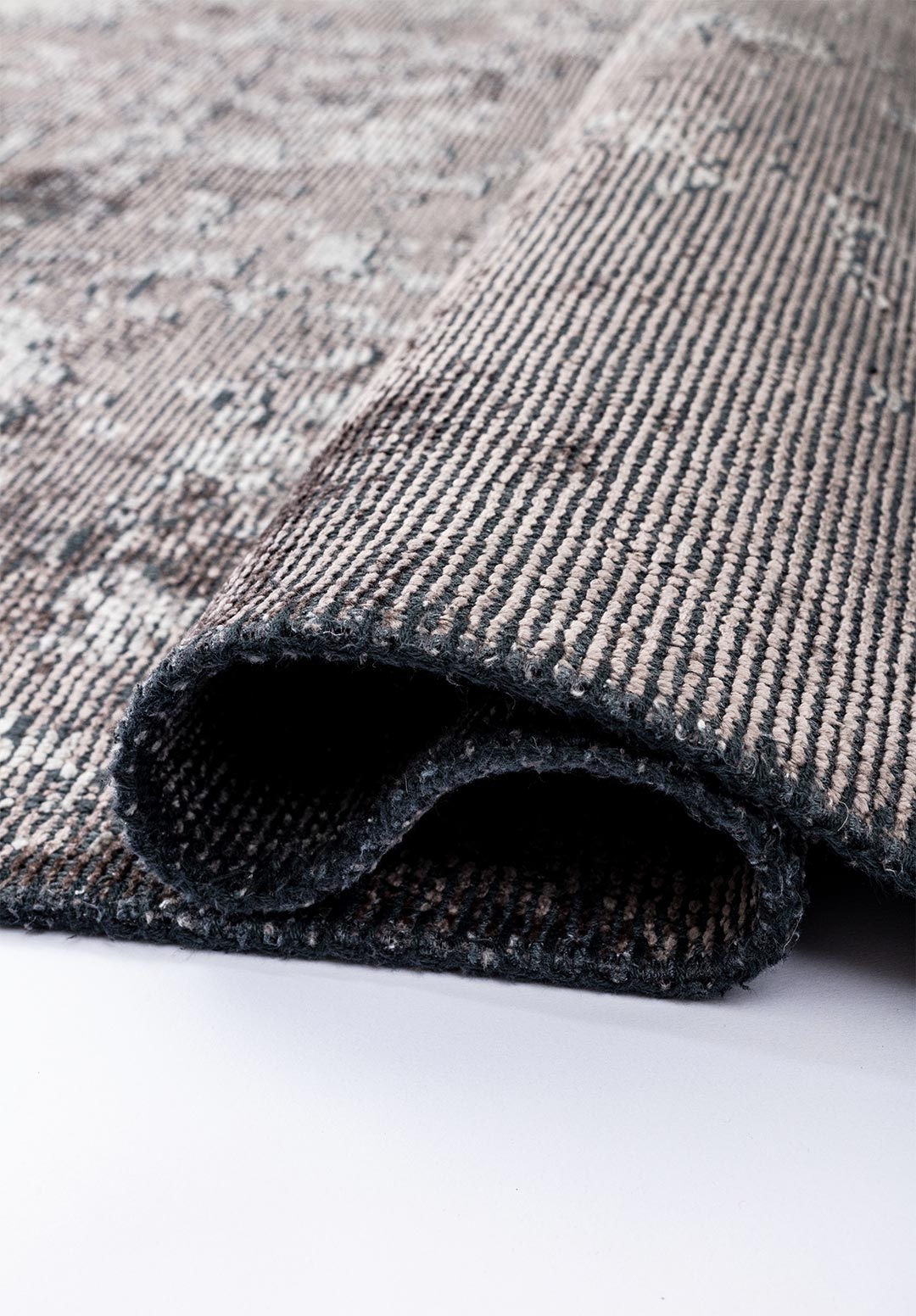 DAMASKO DARK GREY - GREY RUG