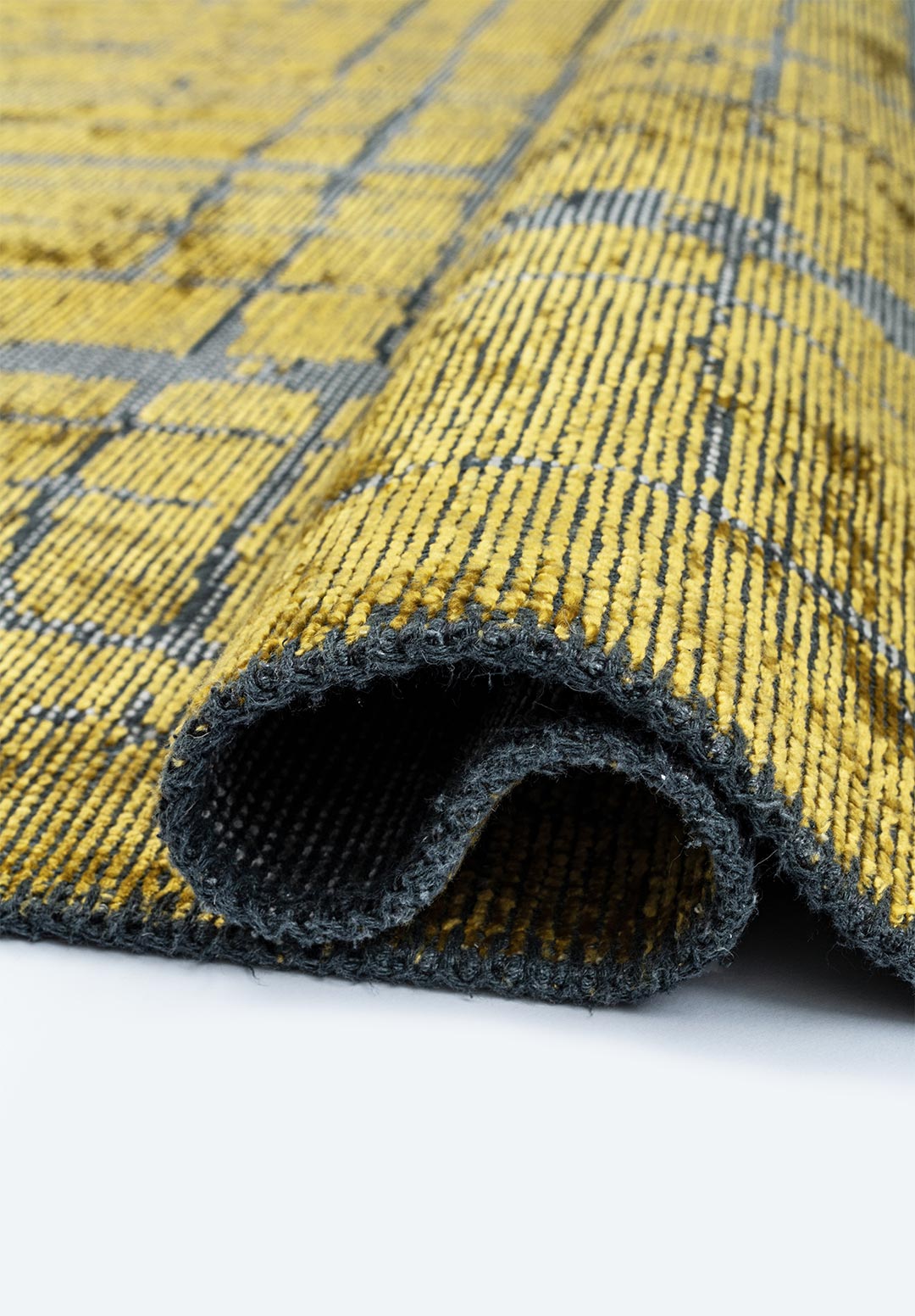 TRANI GREY - YELLOW RUG