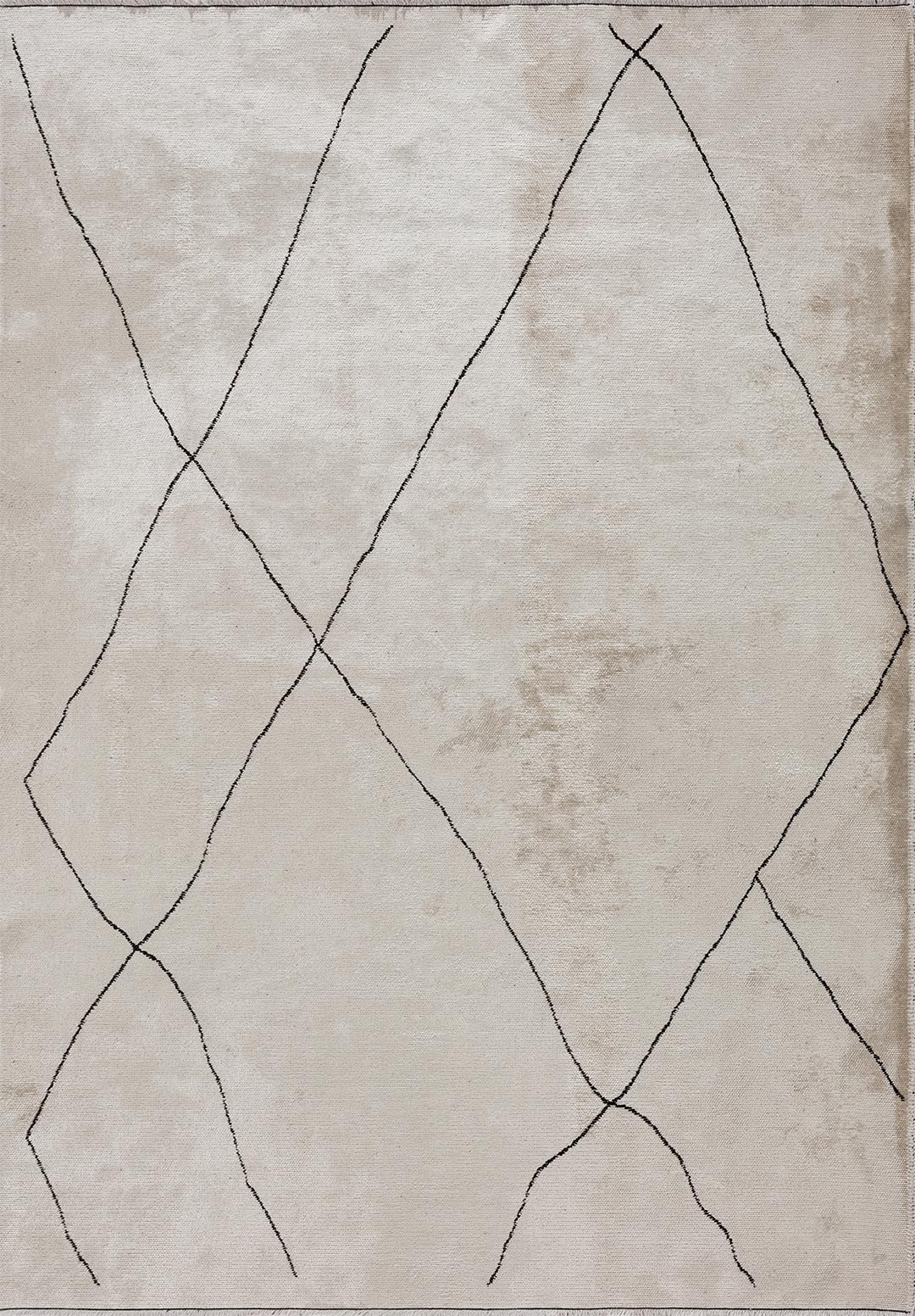BOHEMIAN BLACK - ECRU RUG