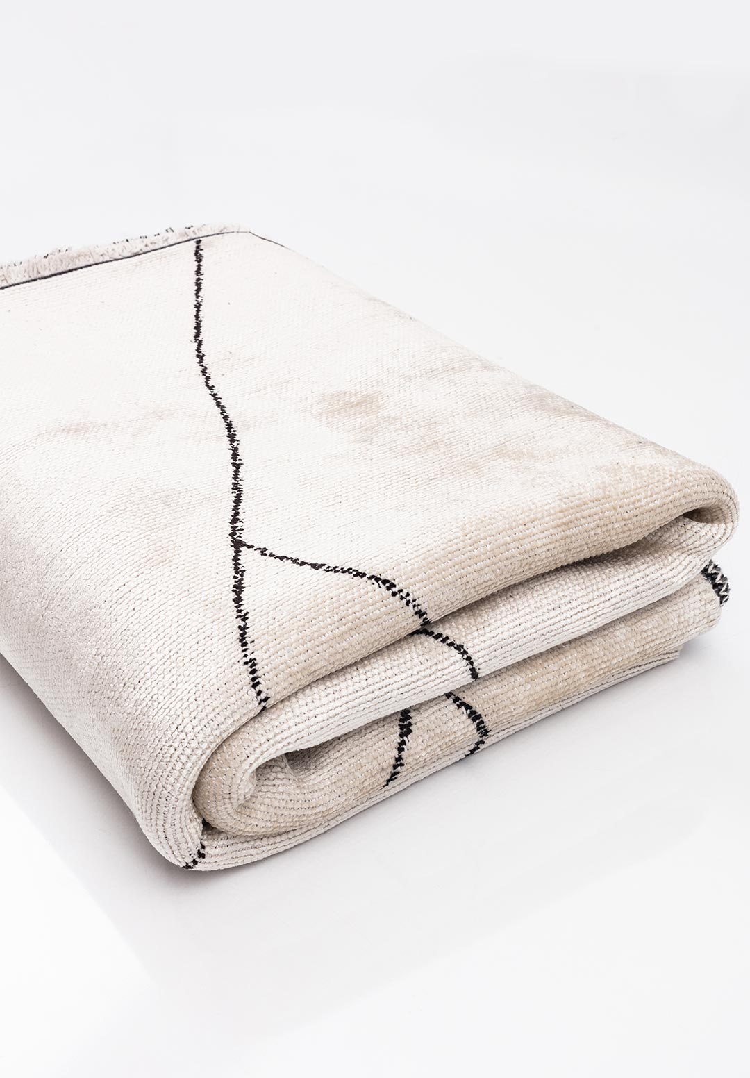 BOHEMIAN BLACK - ECRU RUG