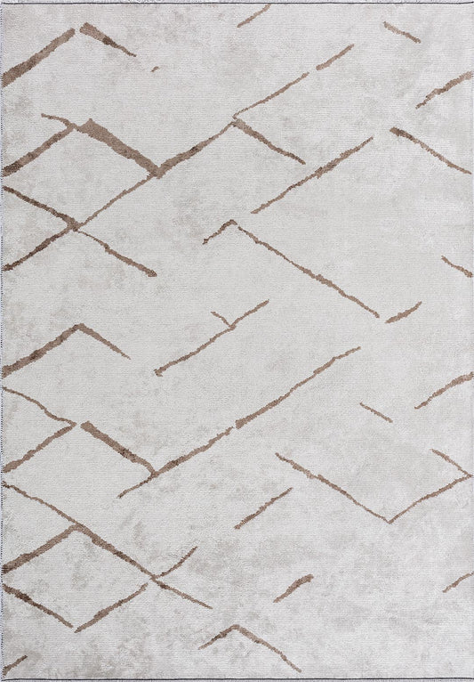 WAVE NOUGAT - ECRU RUG