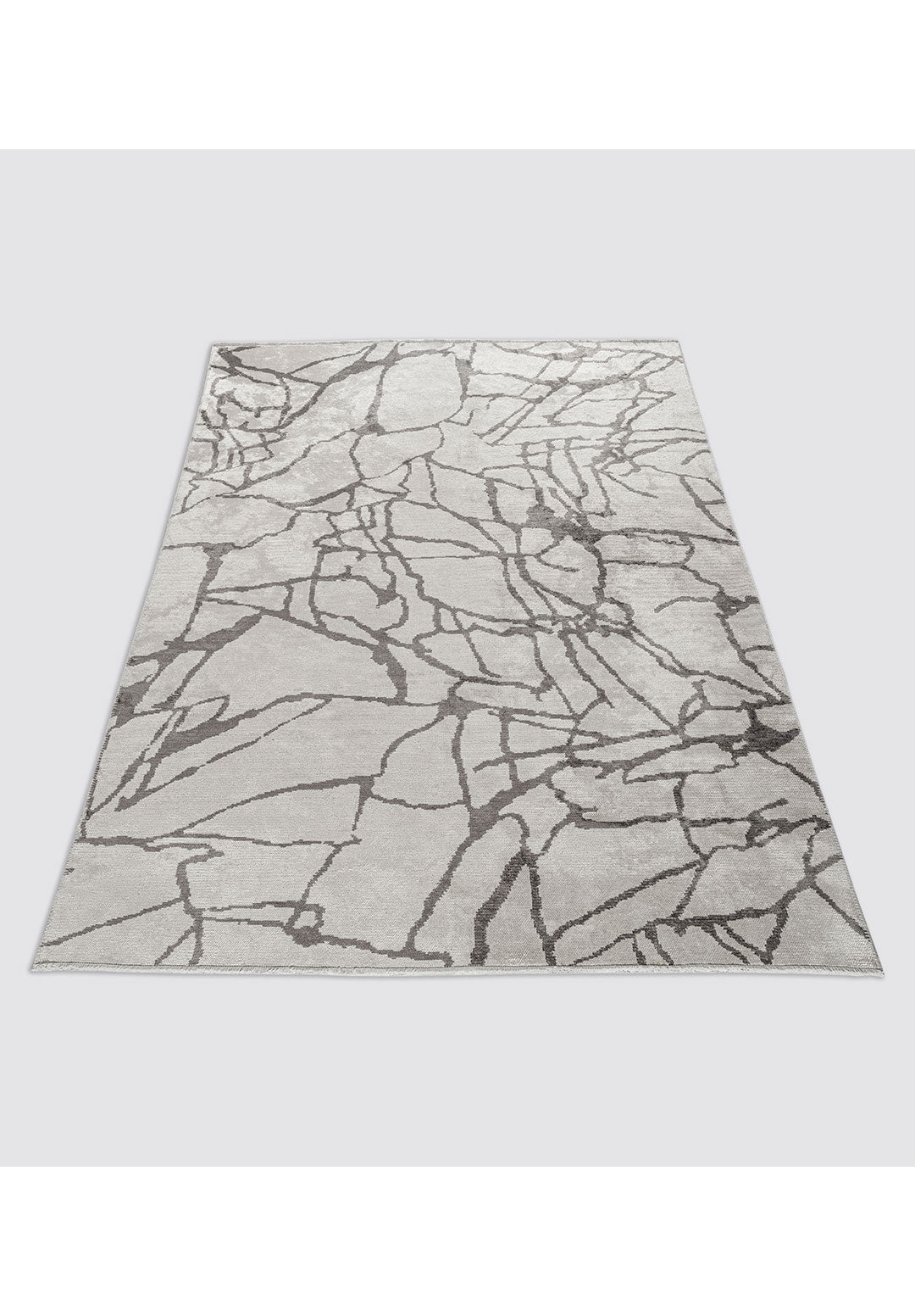 FLAW DARK GREY - ECRU RUG