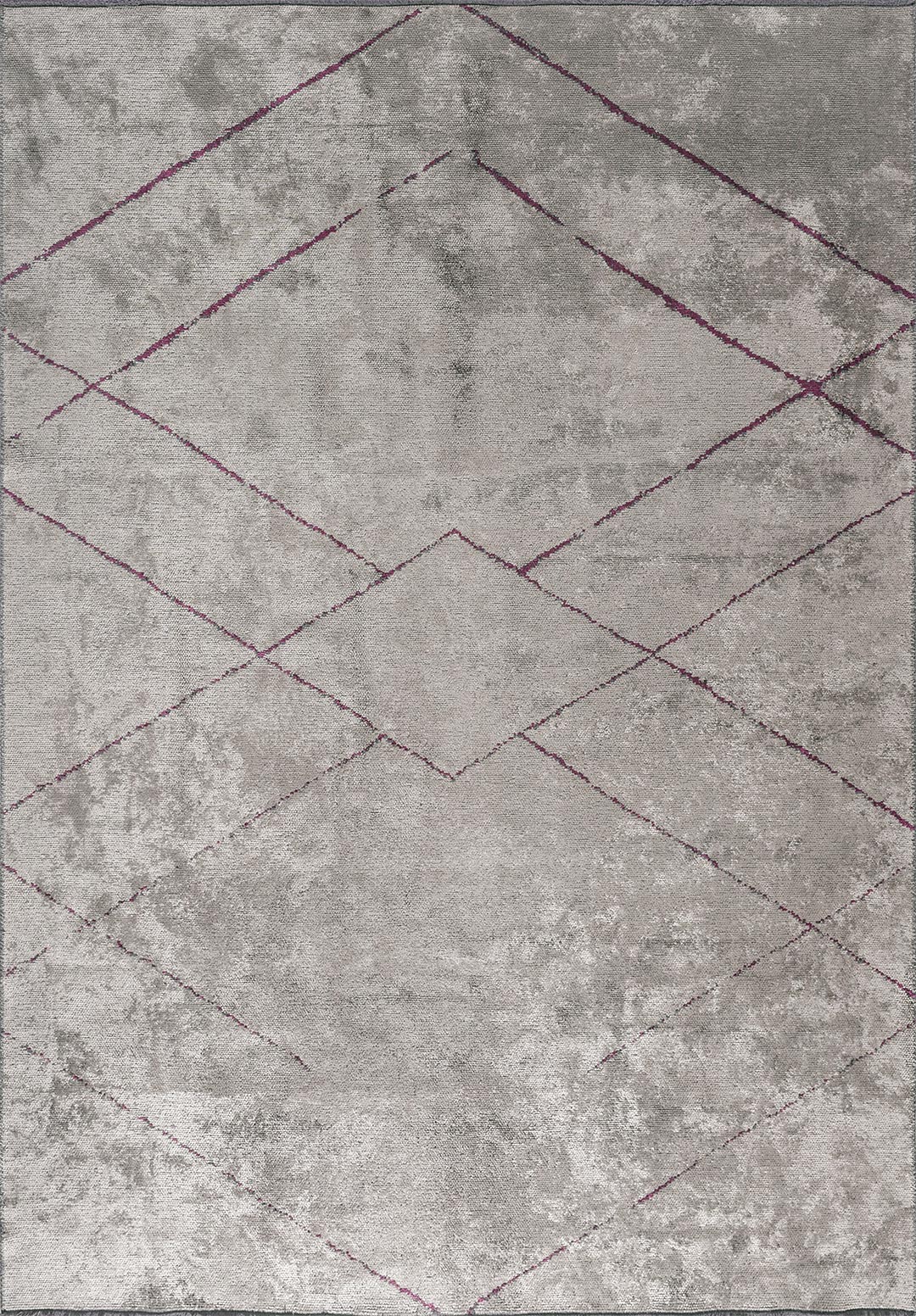 SPIDER DARK DAMSON - DARK GREY RUG