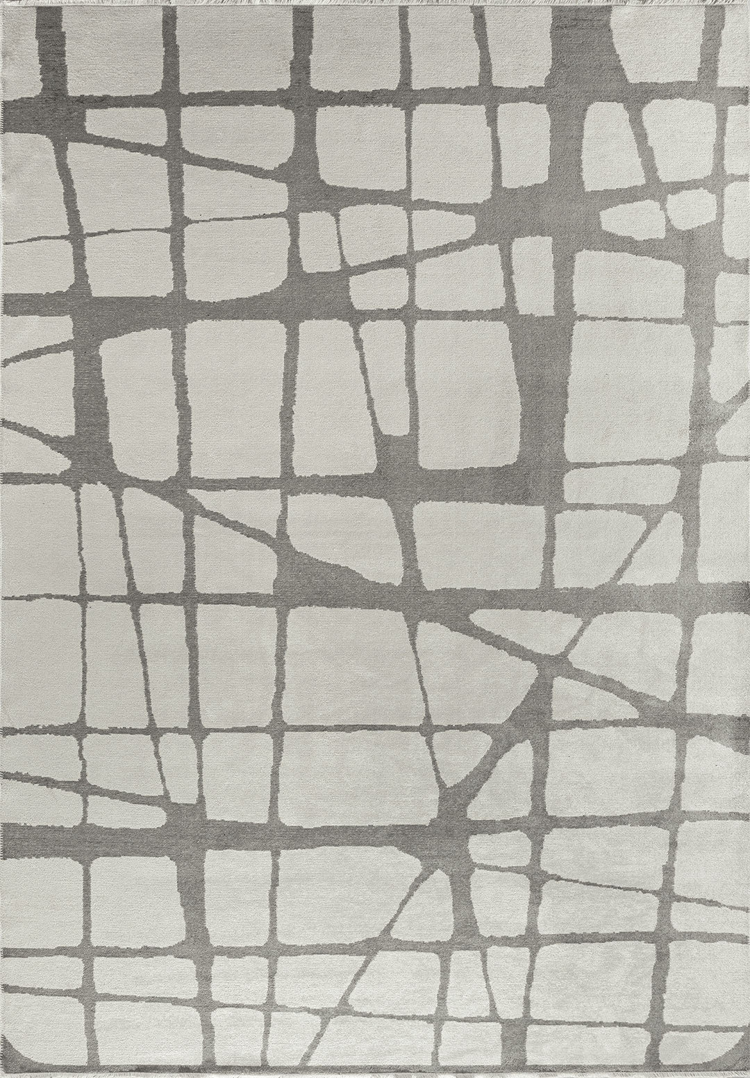 WEB GREY - ECRU RUG