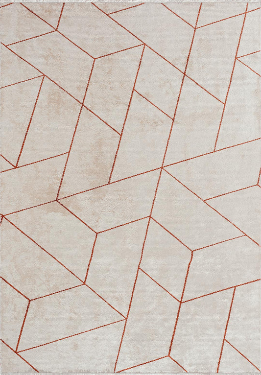 STONE RUST - ECRU RUG