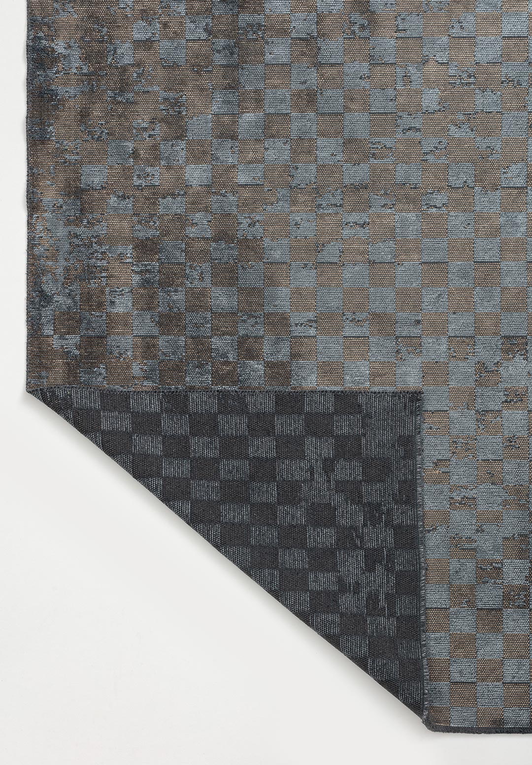 CRUST DARK BEIGE - BLUE RUG