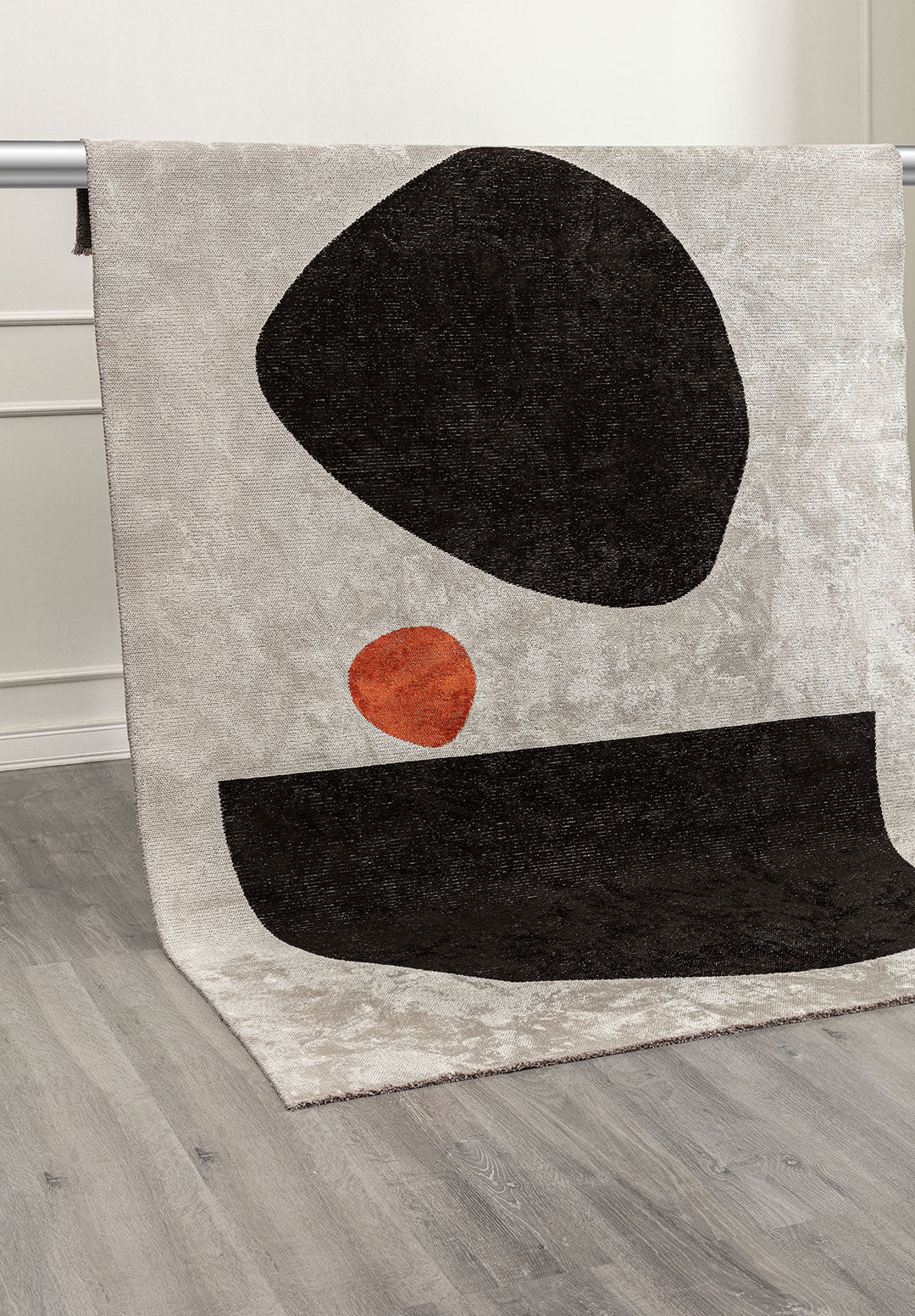 ROCK BLACK - RUST - BONE RUG