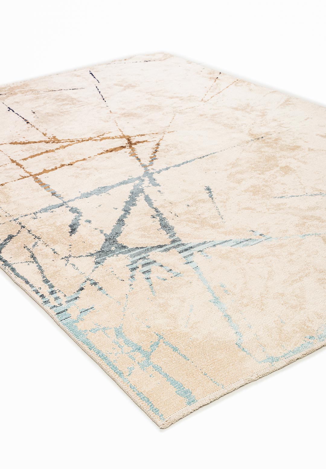 CRACK DARK NAVY - MINK - BLUE - ICE BLUE - ECRU RUG