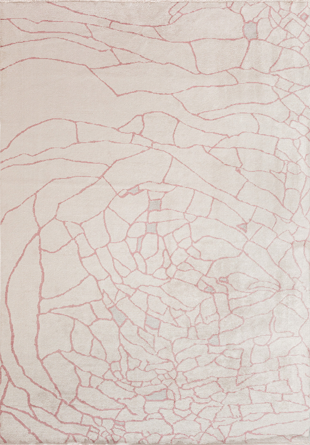 DRY DAMSON - LIGHT GREY - ECRU RUG