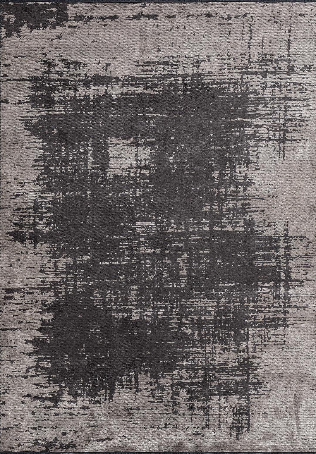 FOG CHARCOAL - CREAM RUG