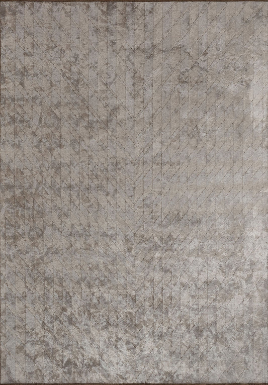 FUSION LIGHT GREY - LIGHT CREAM RUG