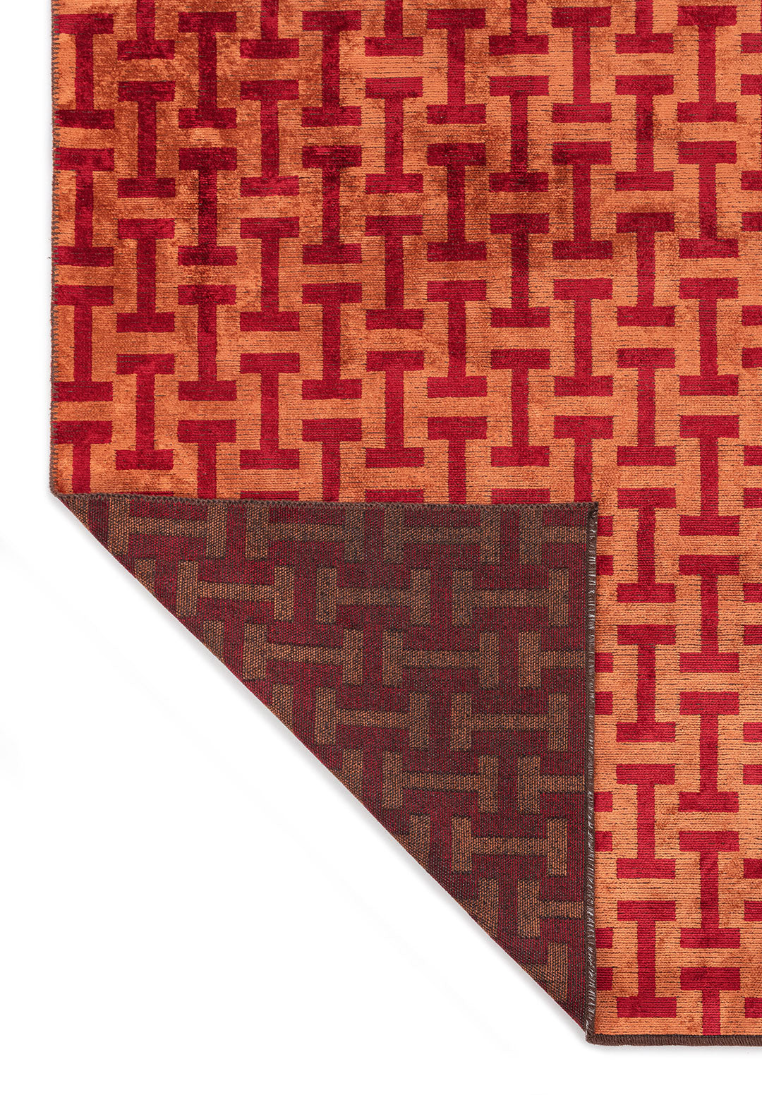 TIFFANY TERRA - RED RUG