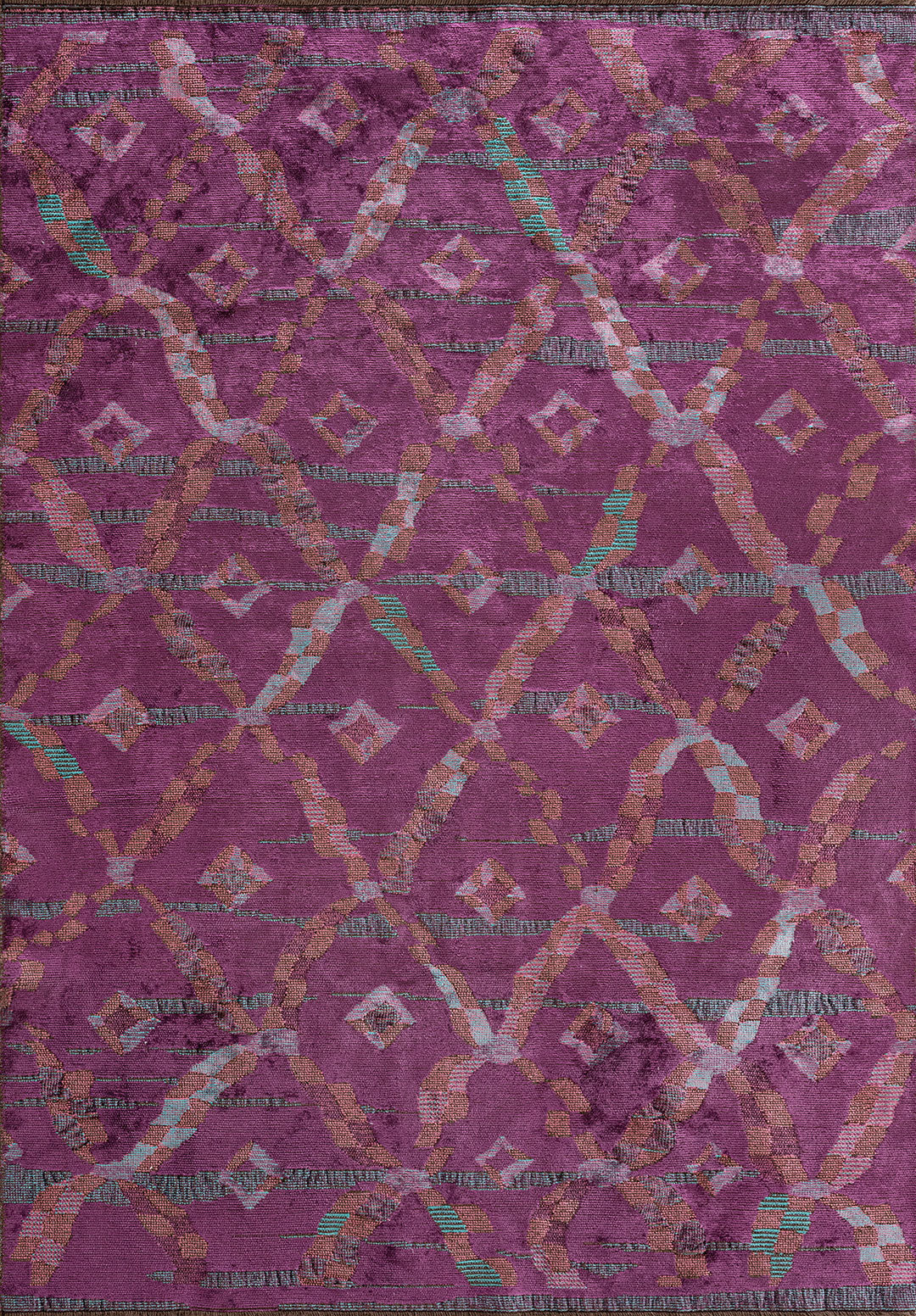 JASMINE PINK - PURPLE - TURQUOISE RUG