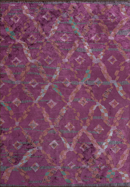 JASMINE PINK - PURPLE - TURQUOISE RUG