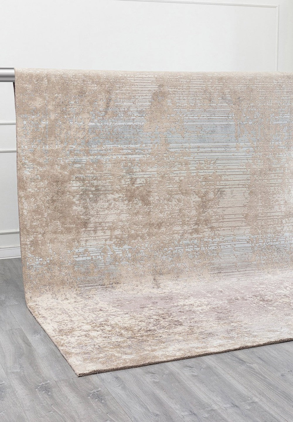 MEDALLION BEIGE - LIGHT GREY - DARK GREY - ICE BLUE - GREY RUG