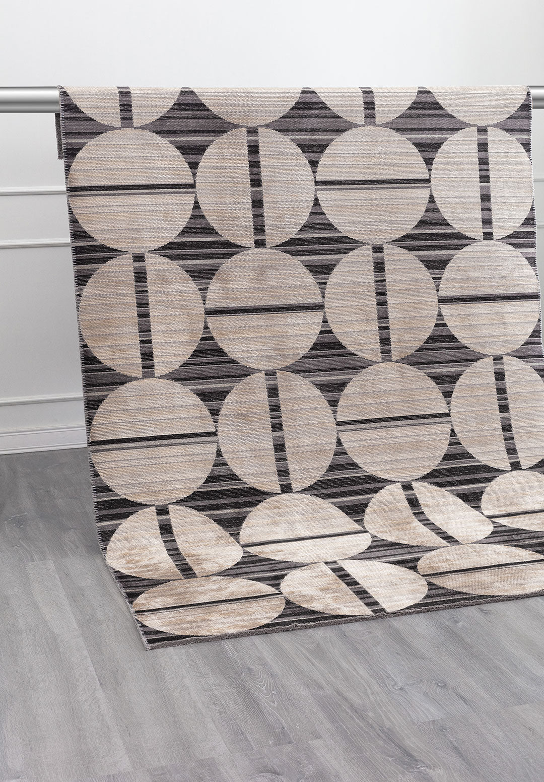 ECLIPSE BLACK - CHARCOAL - CREAM - GREY - LIGHT GREY - BONE RUG
