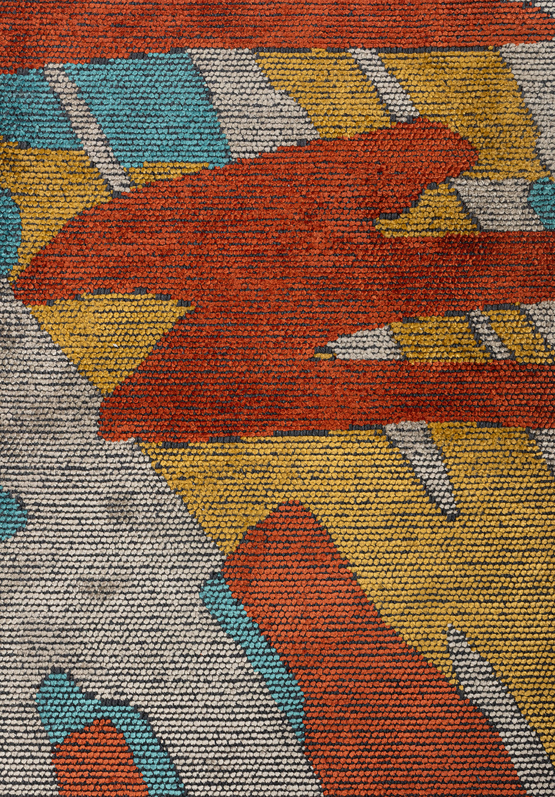 CARNIVAL DARK TERRA - TURQUOISE - MUSTARD - CREAM RUG