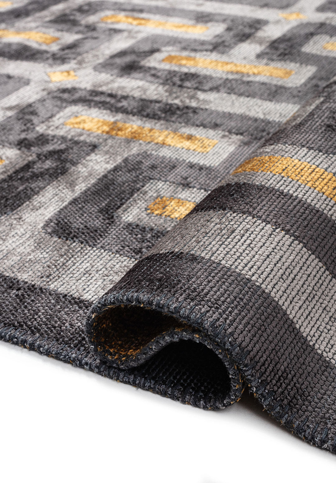 CHARM GREY - CHARCOAL - MUSTARD - RUG