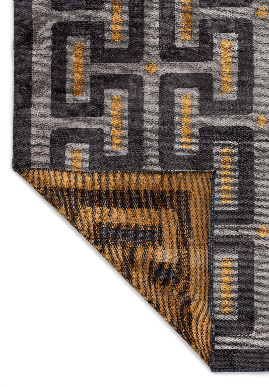 CHARM GREY - CHARCOAL - MUSTARD - RUG