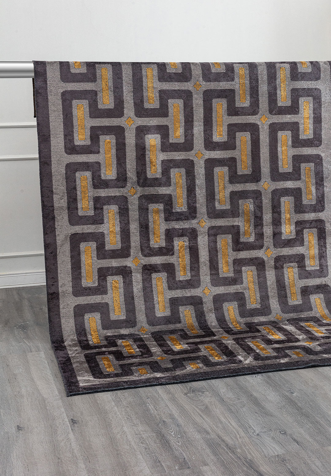 CHARM GREY - CHARCOAL - MUSTARD - RUG