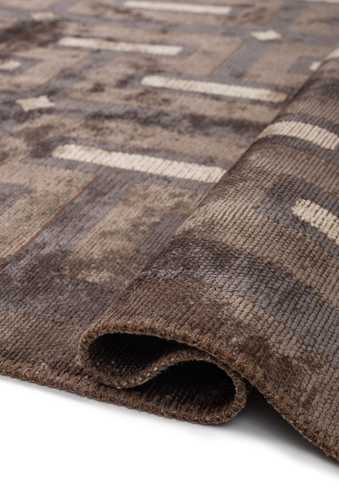 CHARM CHARCOAL - DARK MINK - BONE RUG