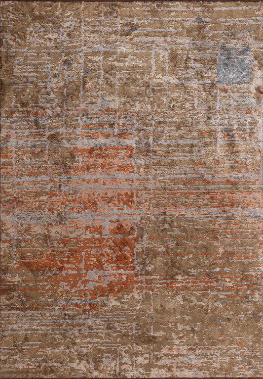 DAWN LIGHT BROWN - TERRA - BLUE - BONE RUG