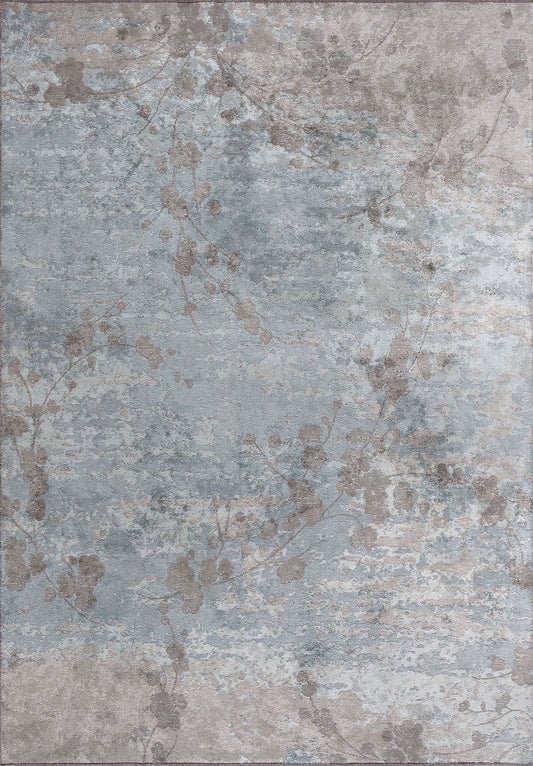 BLOSSOM GREY - ICE BLUE - LIGHT CREAM RUG